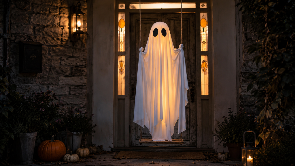Ghost Swing™ – Glowing Hanging Halloween Ghost