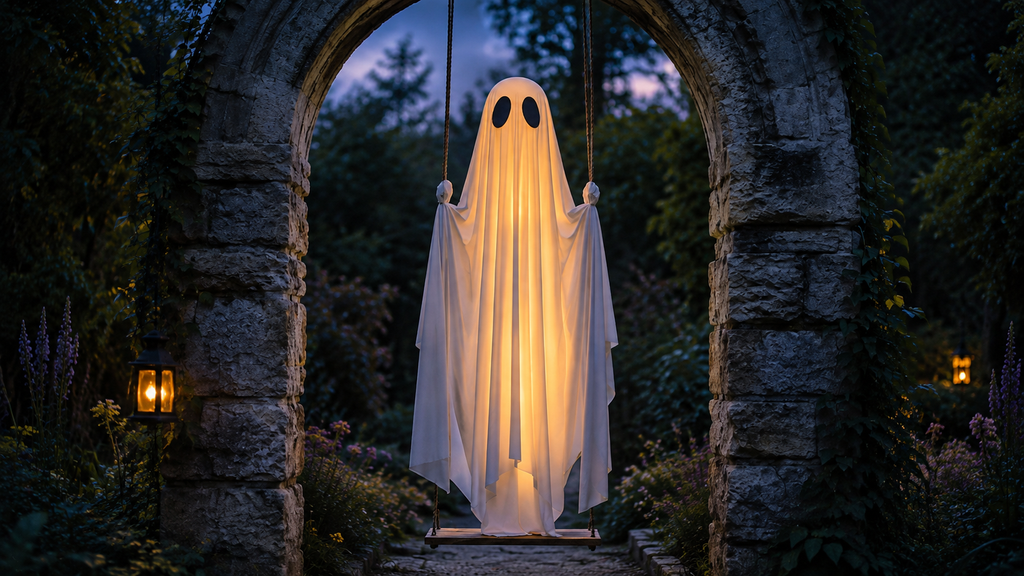 Ghost Swing™ – Glowing Hanging Halloween Ghost
